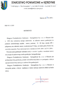Referencje - Starostwo Powiatowe w Kętrzynie